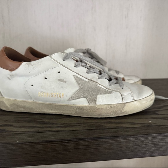  White and Silver Sneakers